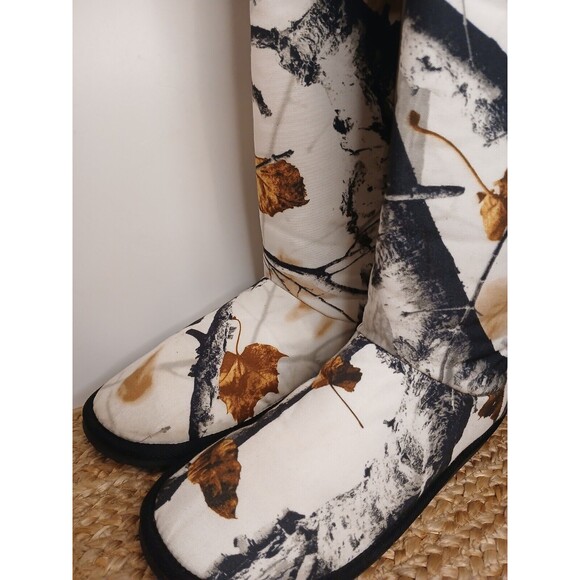 MUK LUKS Women Sz 10 Legendary Whitetail Tall Camo Boots Faux Fur Lined - Picture 10 of 16